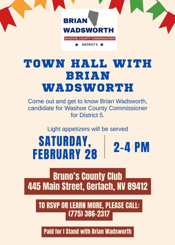 Brian Wadsworth Town Hall at Bruno's Country Club 02 28 26